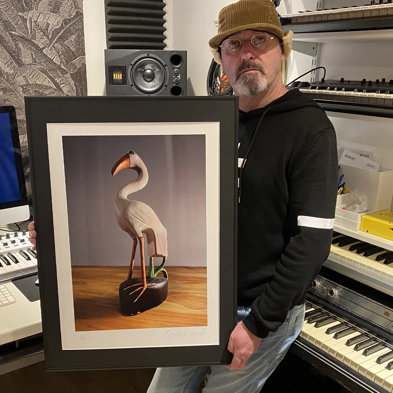 Bonehead Signed Flamingo Limited Edition Print - Image 2