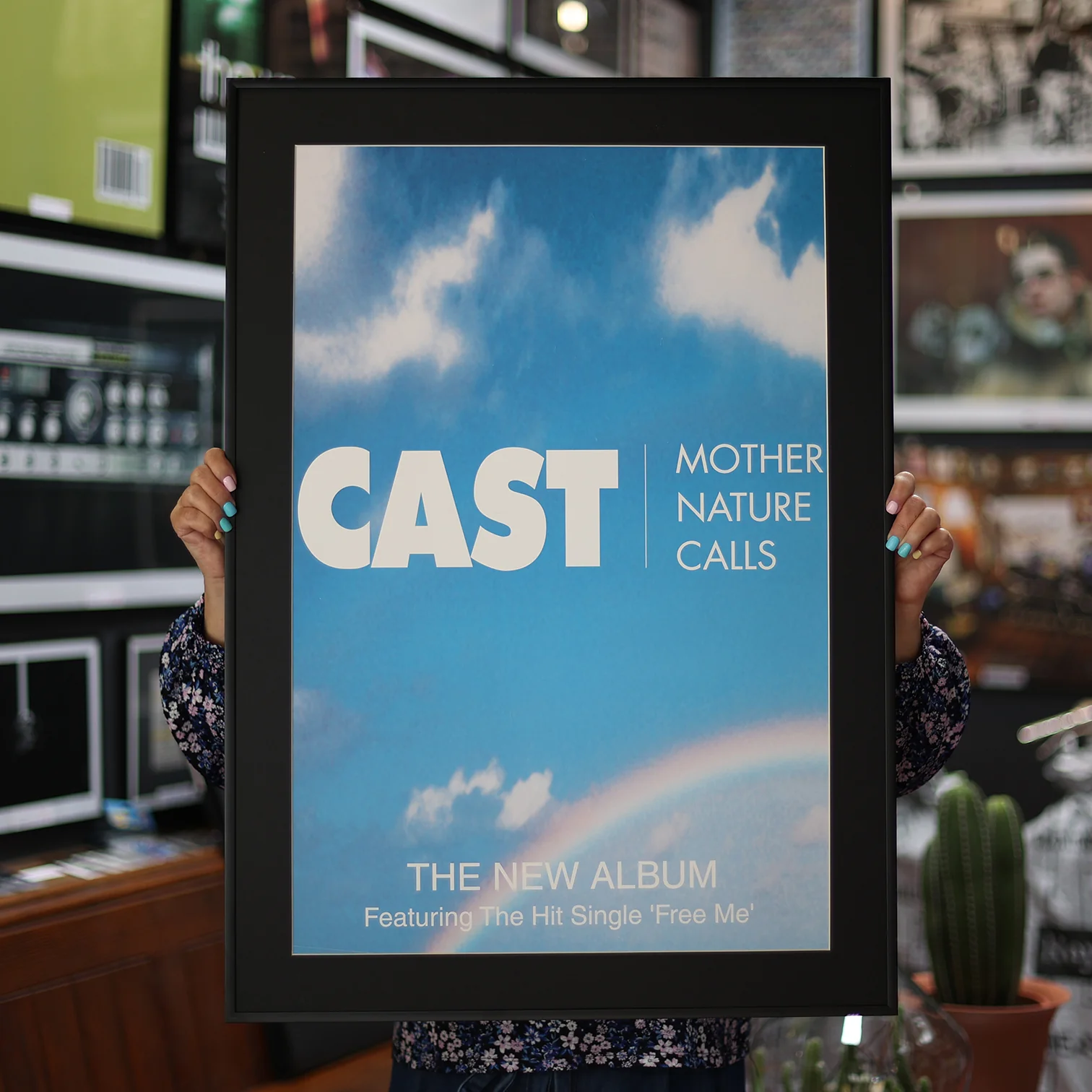 Cast - Mother Nature Calls - Original 1997 Framed Promo Poster - Image 2