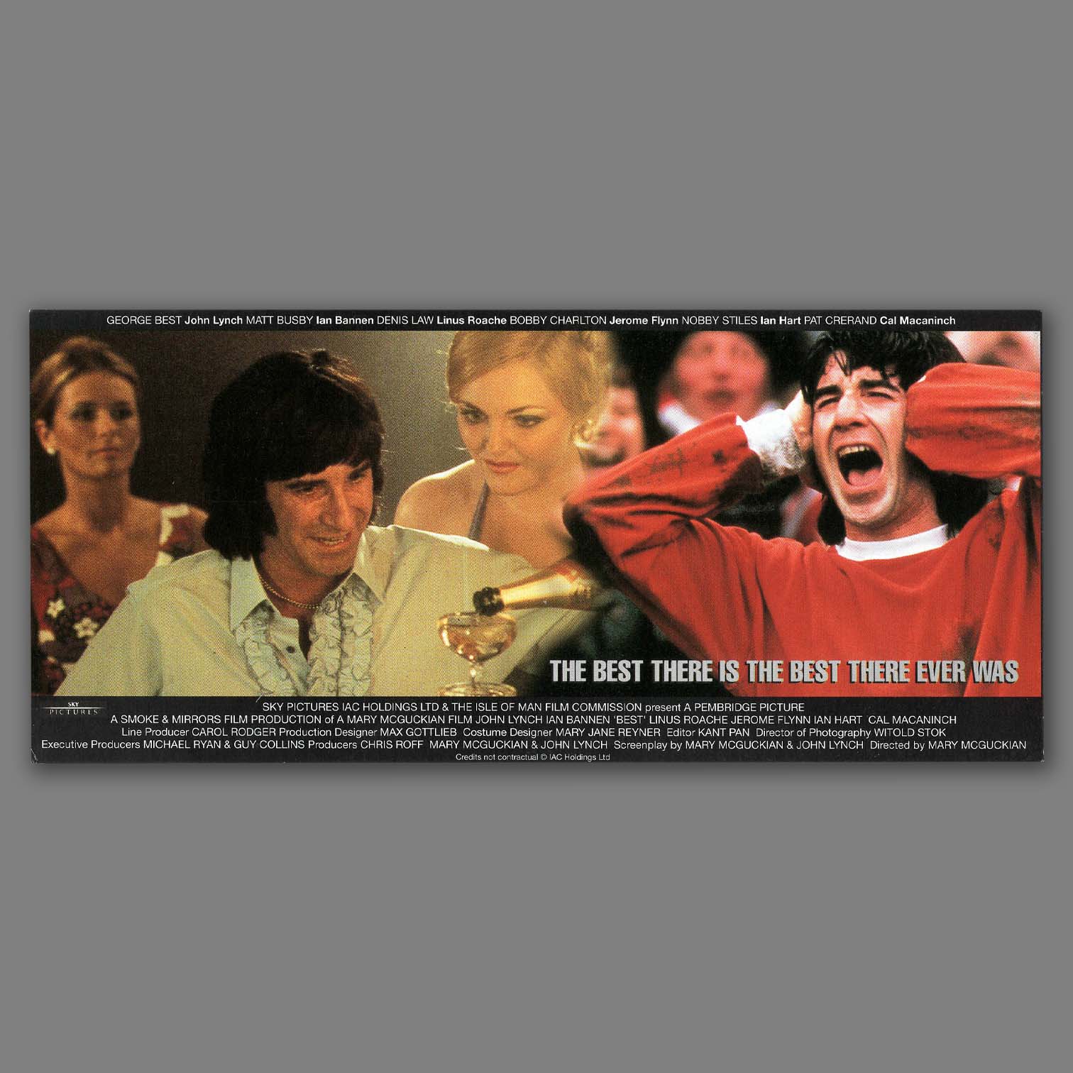 George Best Movie - Unused Premiere Invite - New Item - Image 2