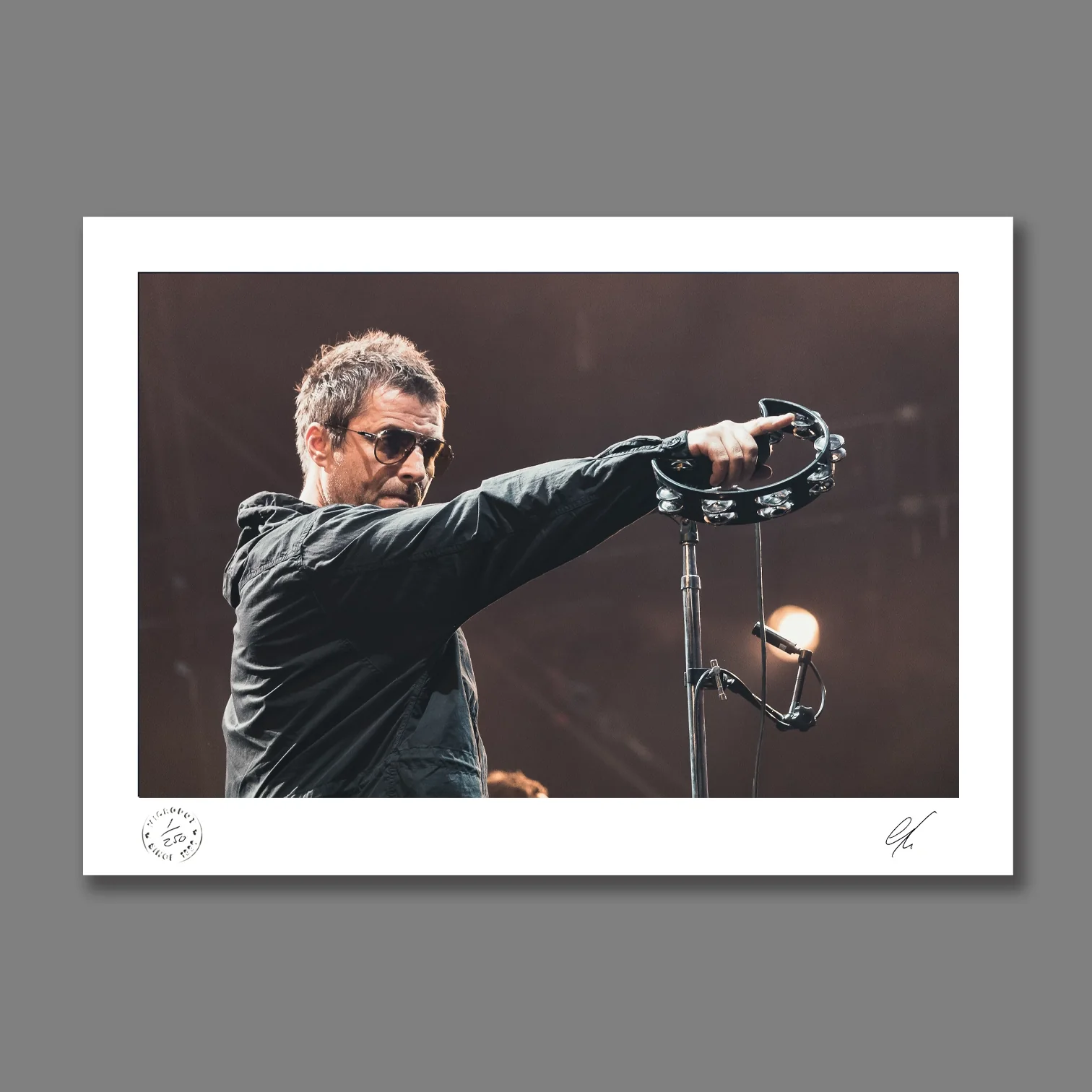 Liam Gallagher live at Lancashire County Cricket Club 2018 Print 3 - New Item - Image 3