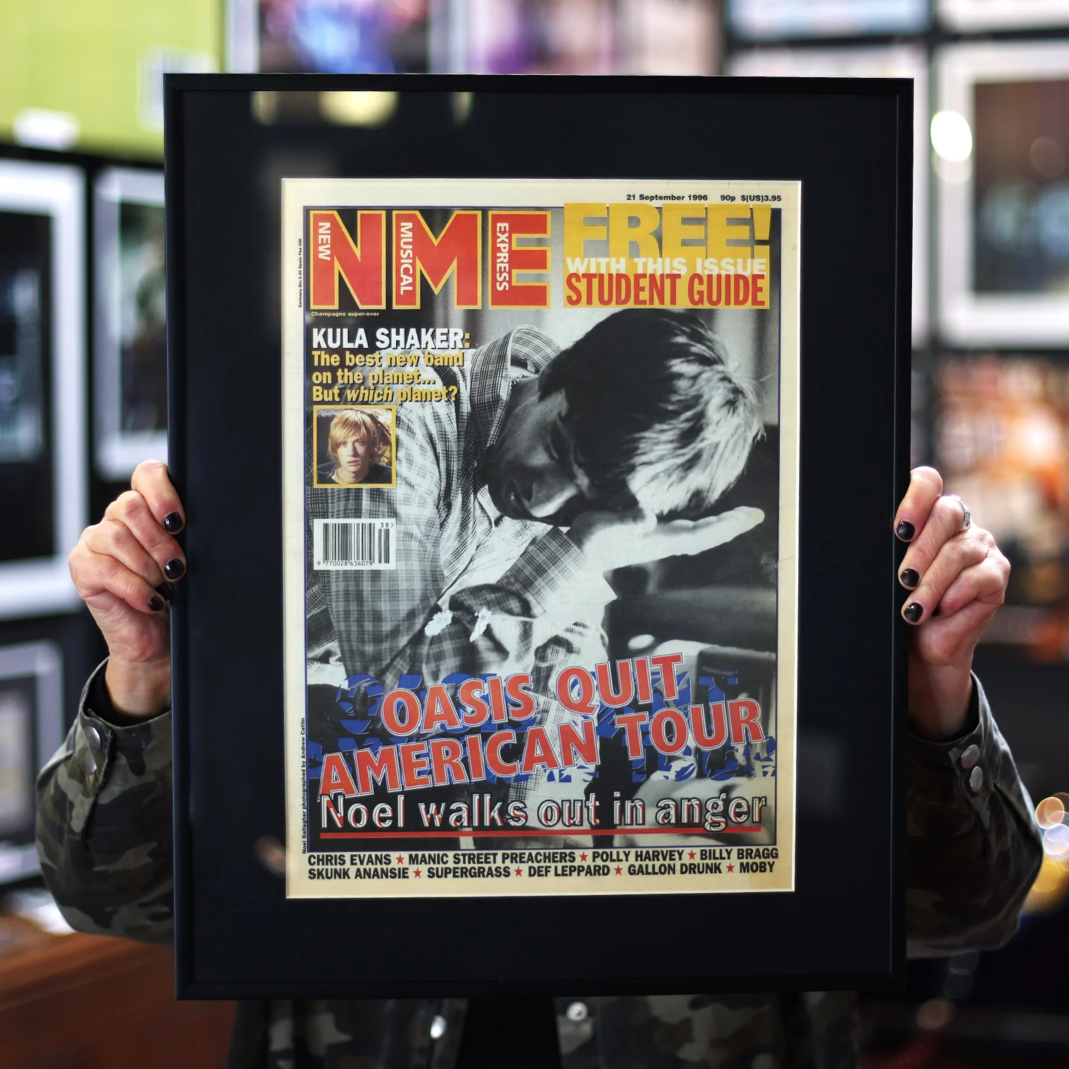 NME 'Oasis Quit American Tour' Original Cover - Image 2