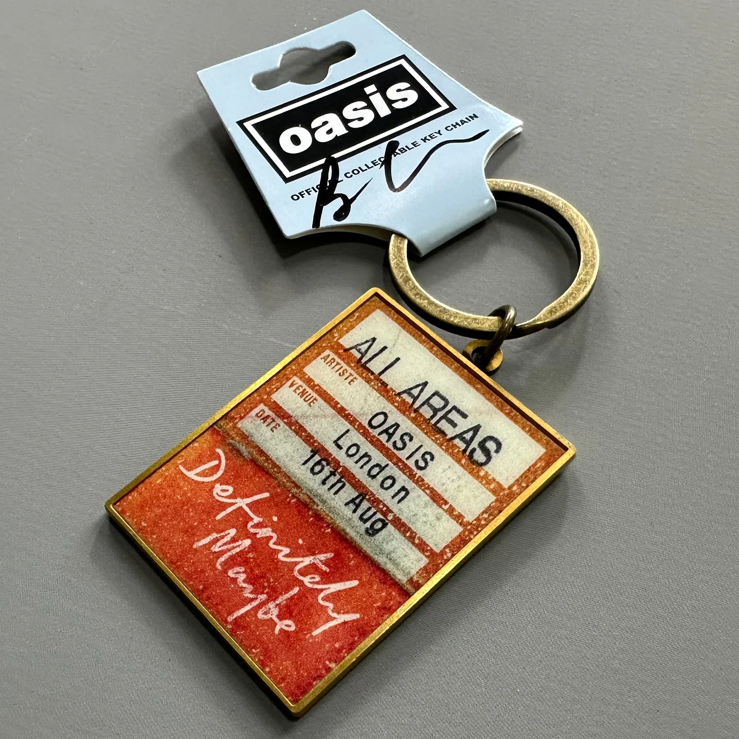 Oasis AAA PASS Keyring - New Item