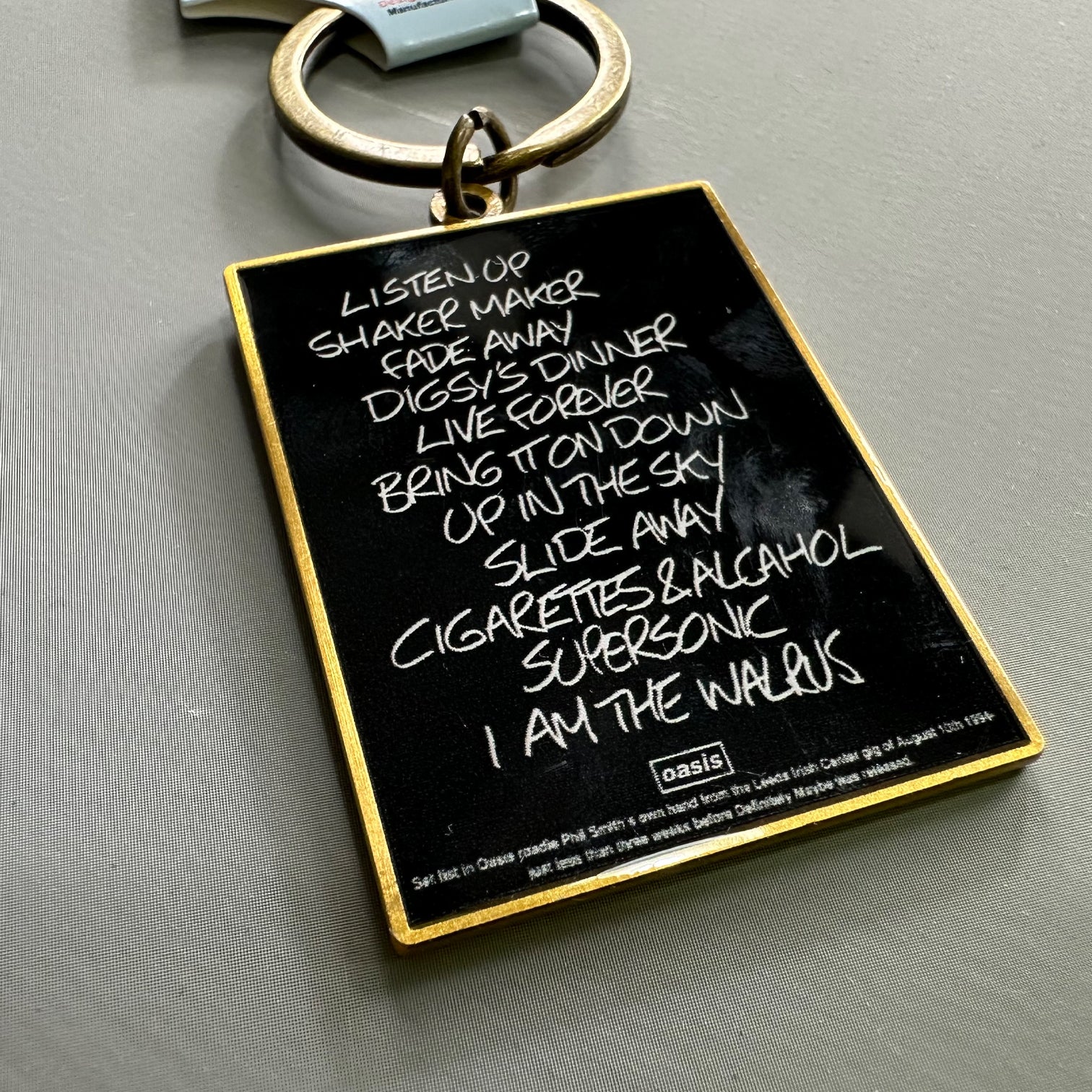Oasis AAA PASS Keyring - New Item - Image 2