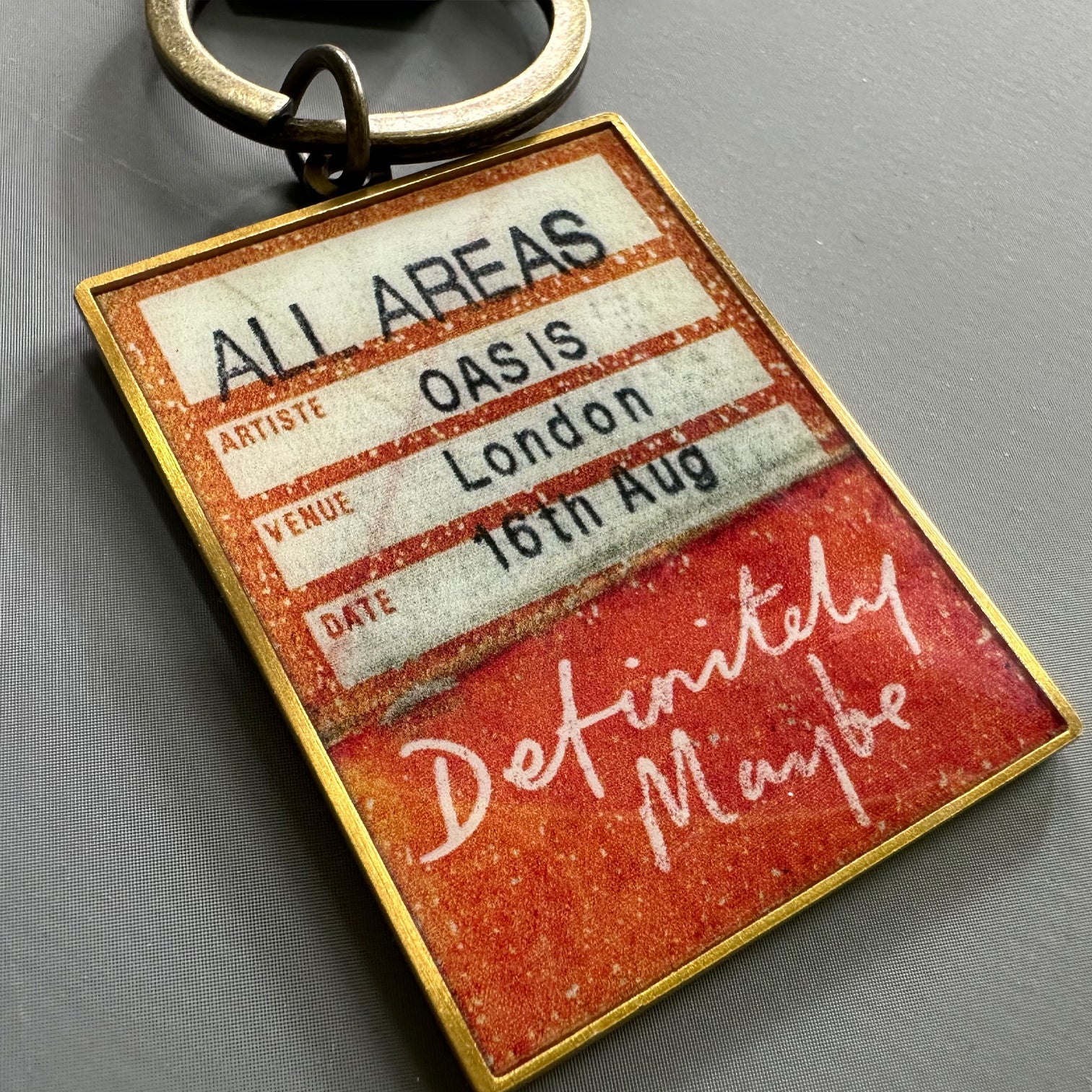 Oasis AAA PASS Keyring - New Item - Image 3