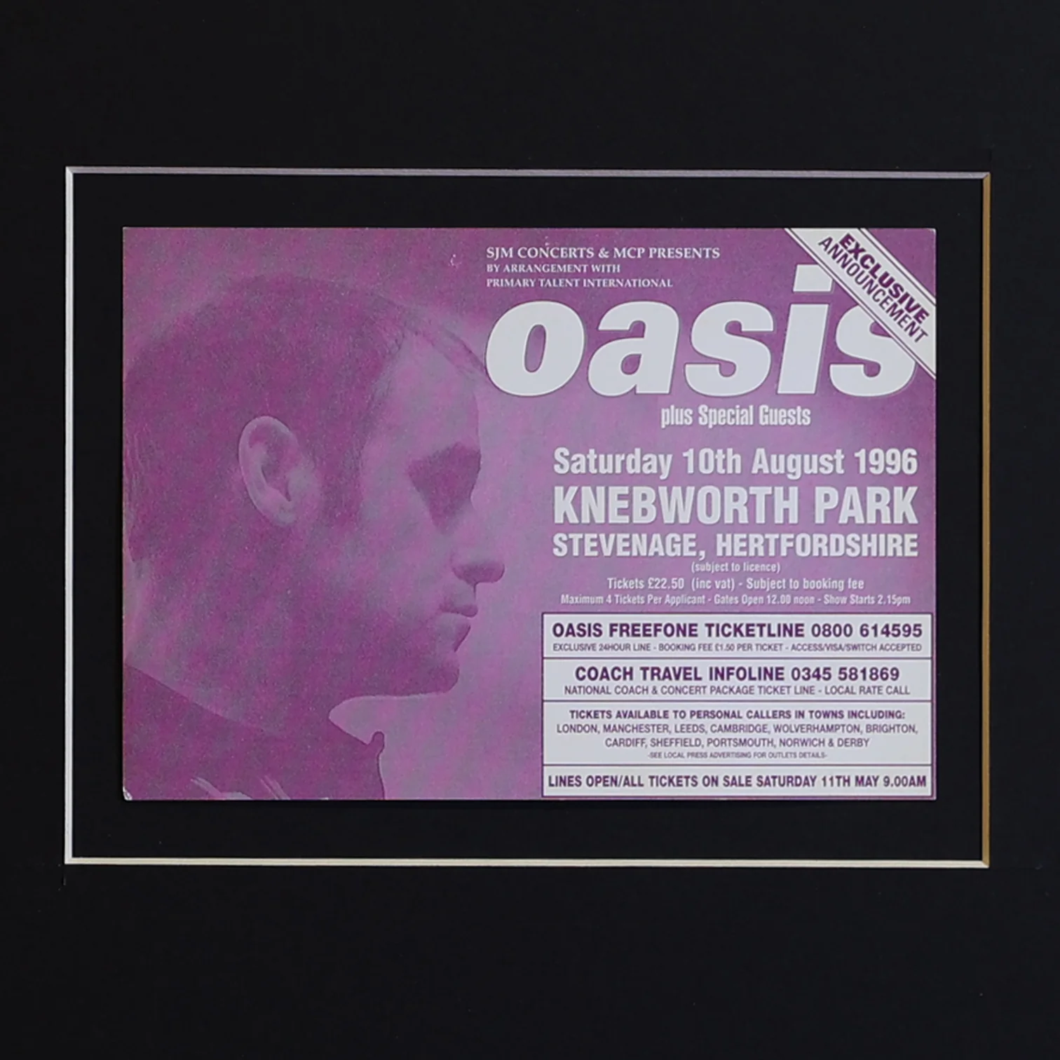 Oasis At Knebworth Flyer - New Item - Image 2