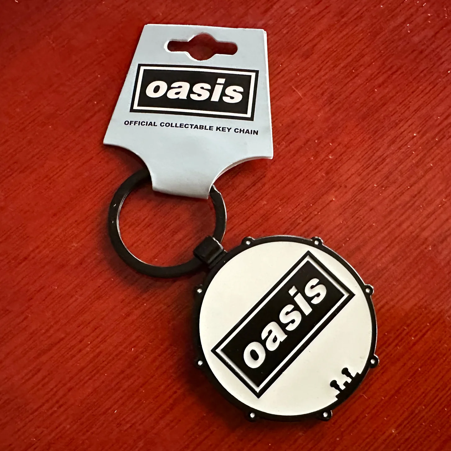 Oasis Bass Drum Keyring - New Item