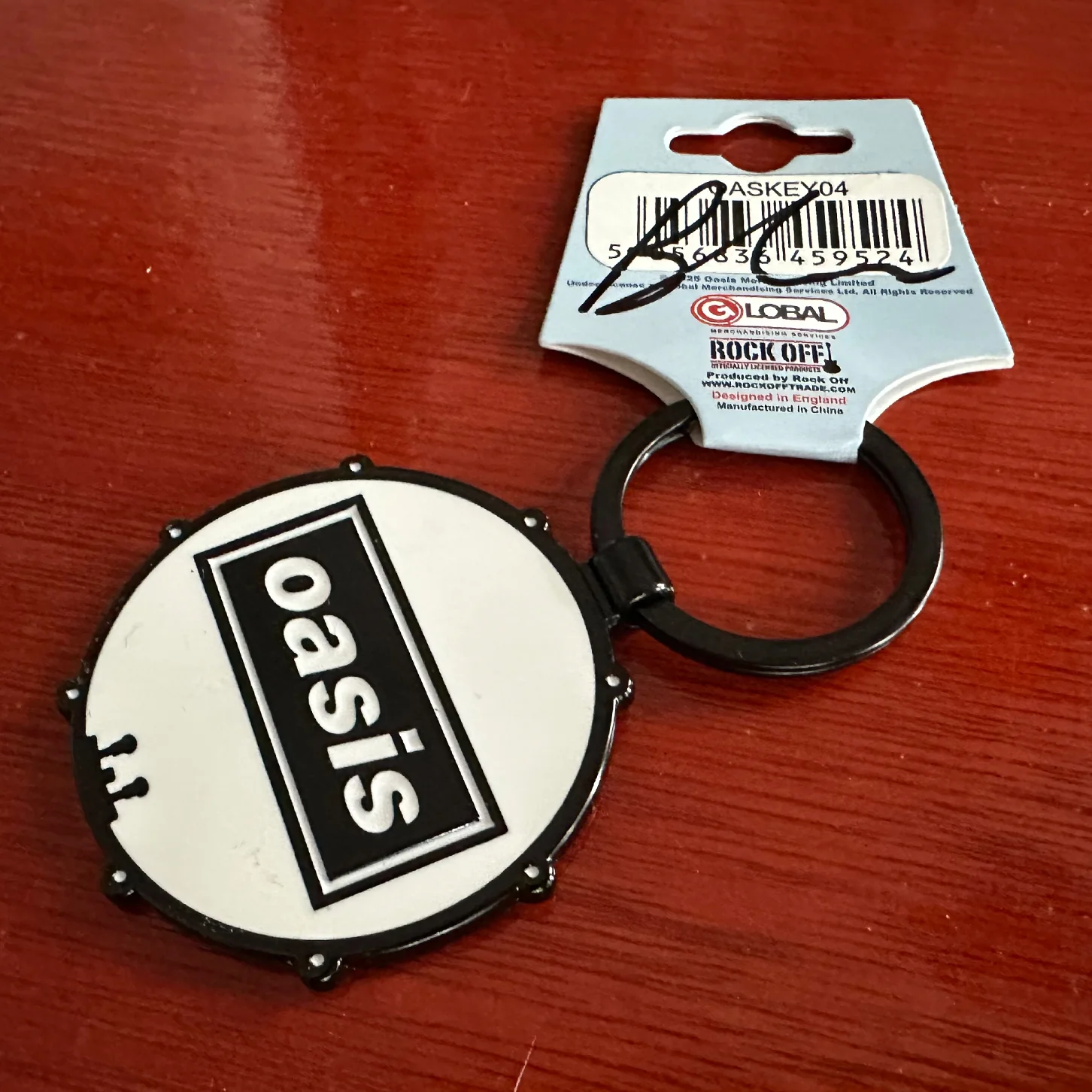 Oasis Bass Drum Keyring - New Item - Image 2
