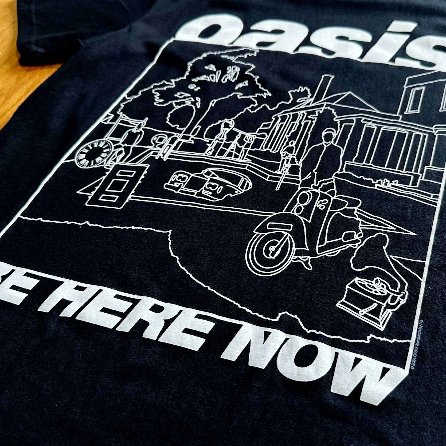 Oasis - Be Here Now Black T Shirt - New Item