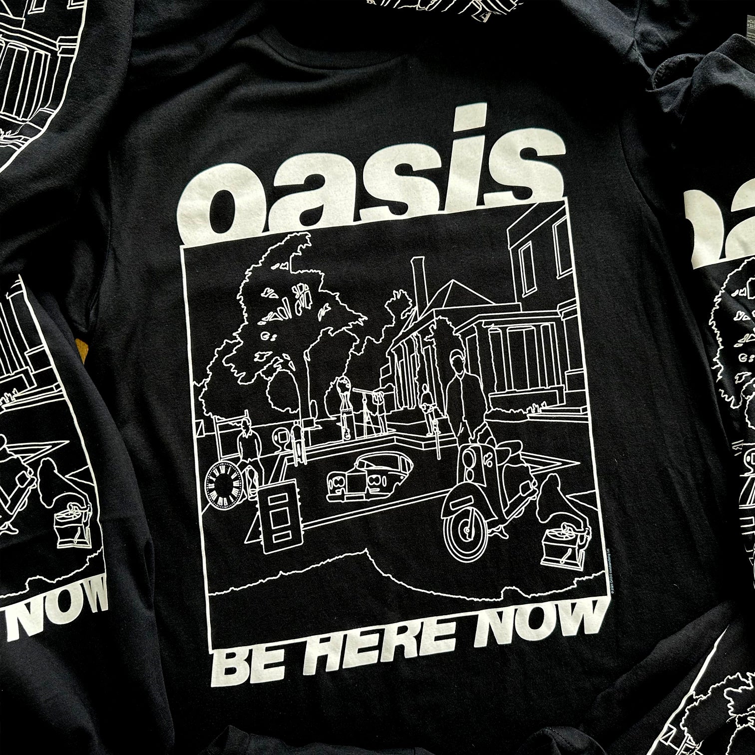 Oasis - Be Here Now Black T Shirt - New Item - Image 3