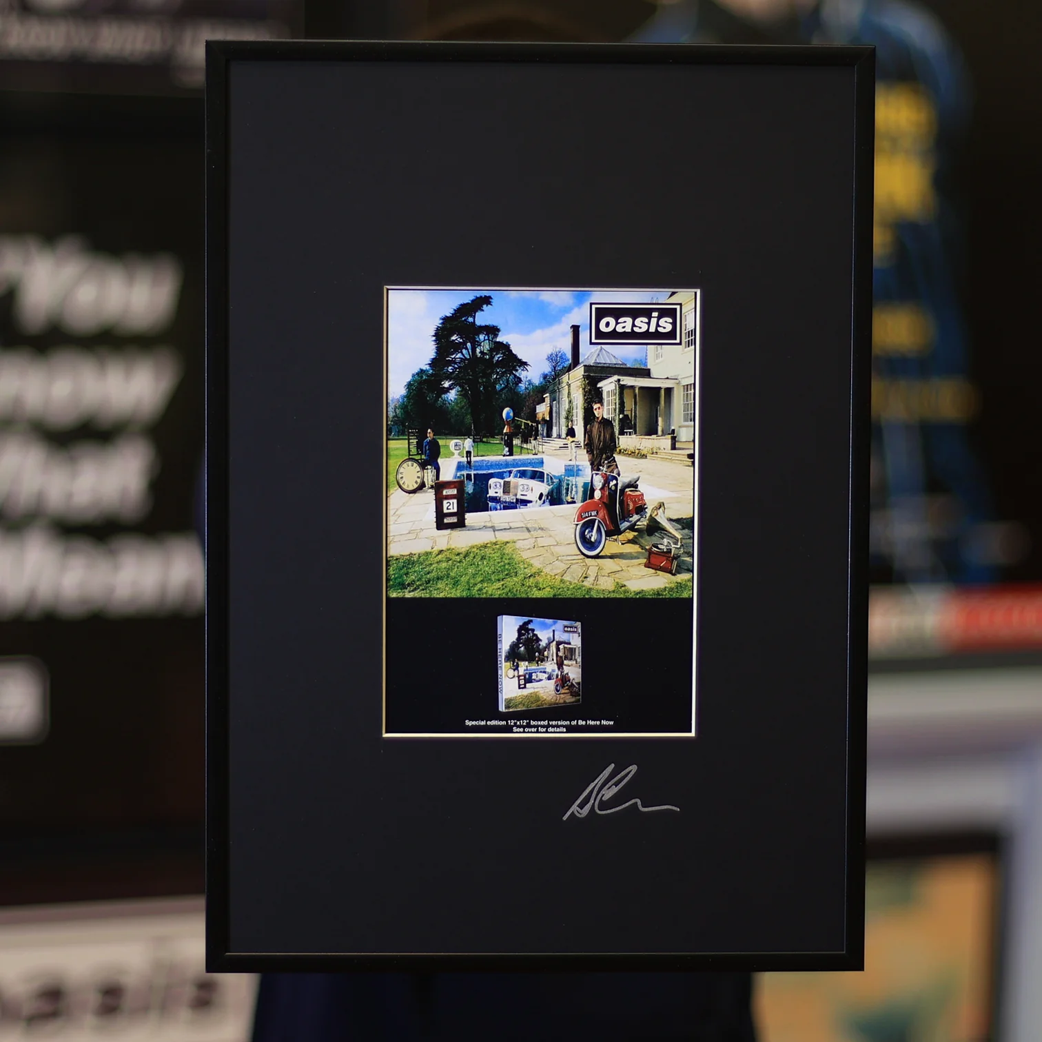 Oasis Be Here Now Fanclub Boxset Application Postcard - New Item