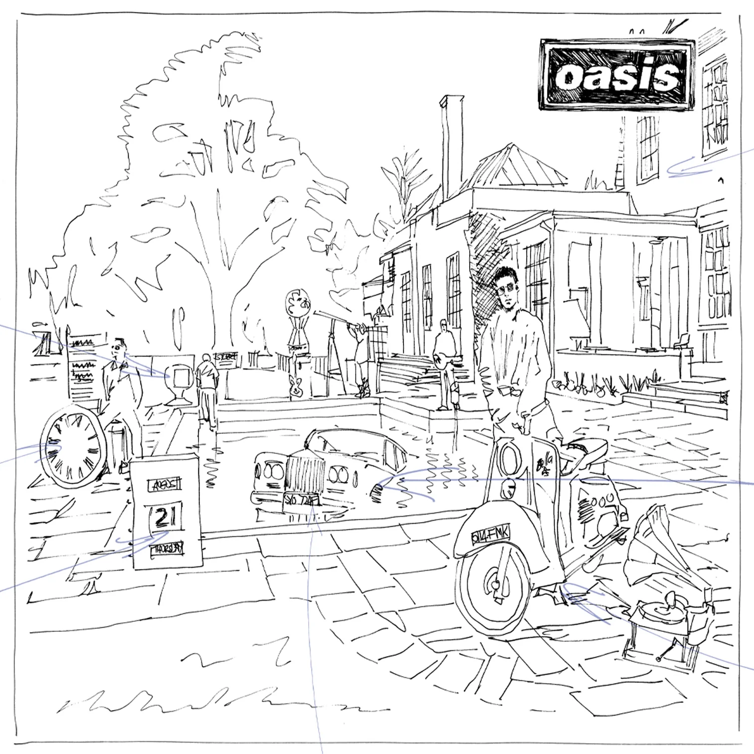 Oasis - Be Here Now - Artists proof Illustration Print - New Item - Image 2