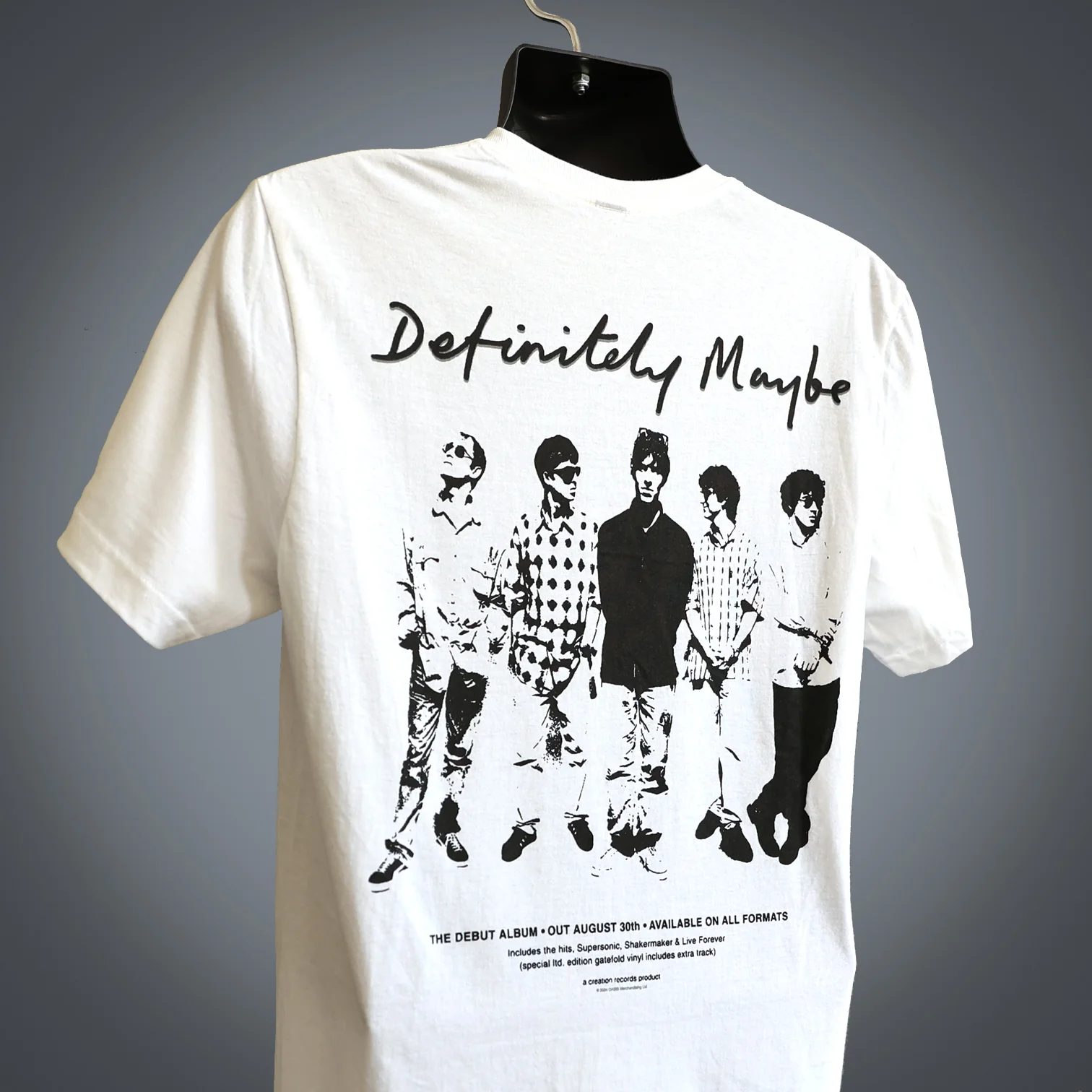 Oasis Definitely Maybe Promo 1994 T Shirt - New Item - Image 2