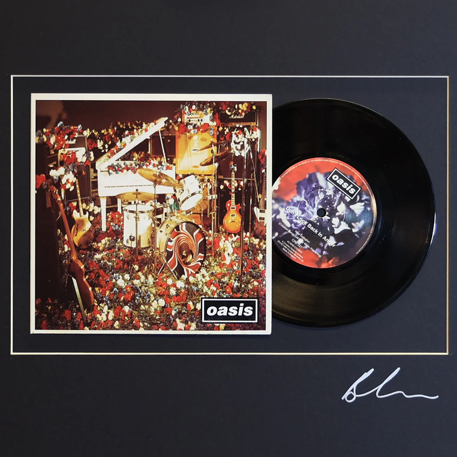Oasis - Don't Look Back In Anger - Framed 7 inch Vinyl - New Item - Image 2