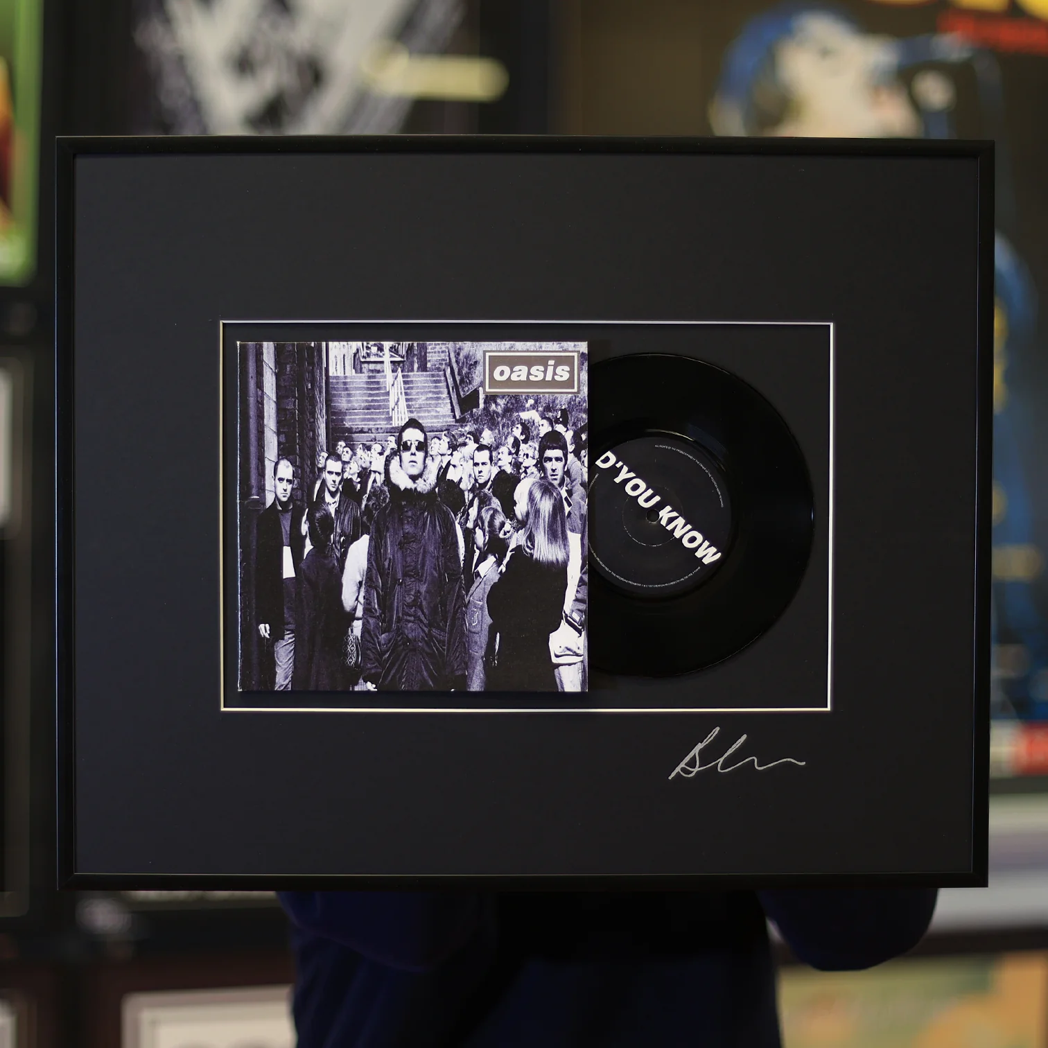 Oasis - D'You Know What I Mean? - Framed 7 inch Vinyl - New Item - Image 2