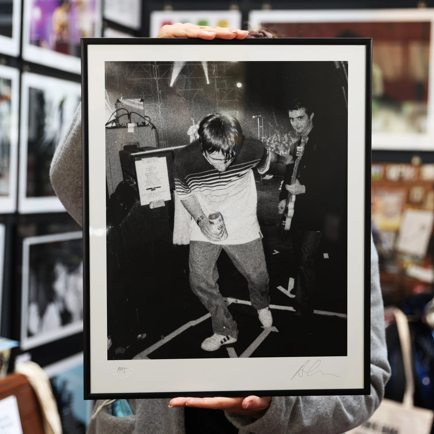 Oasis - Liam at Irvine Beach Framed Print - Image 6