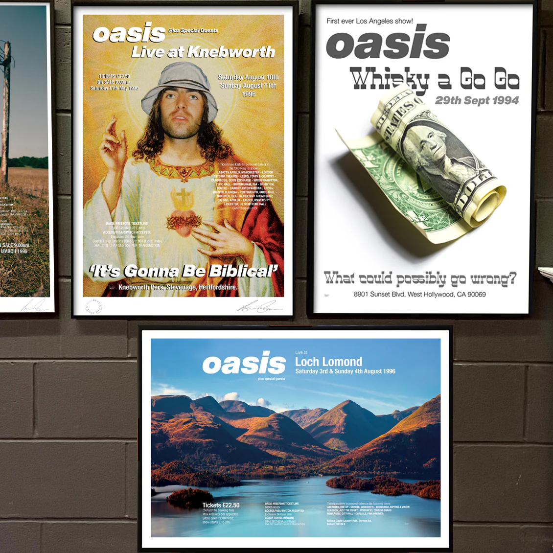 Oasis - Live At The Whisky a Go Go - Gig Poster - New Item - Image 3