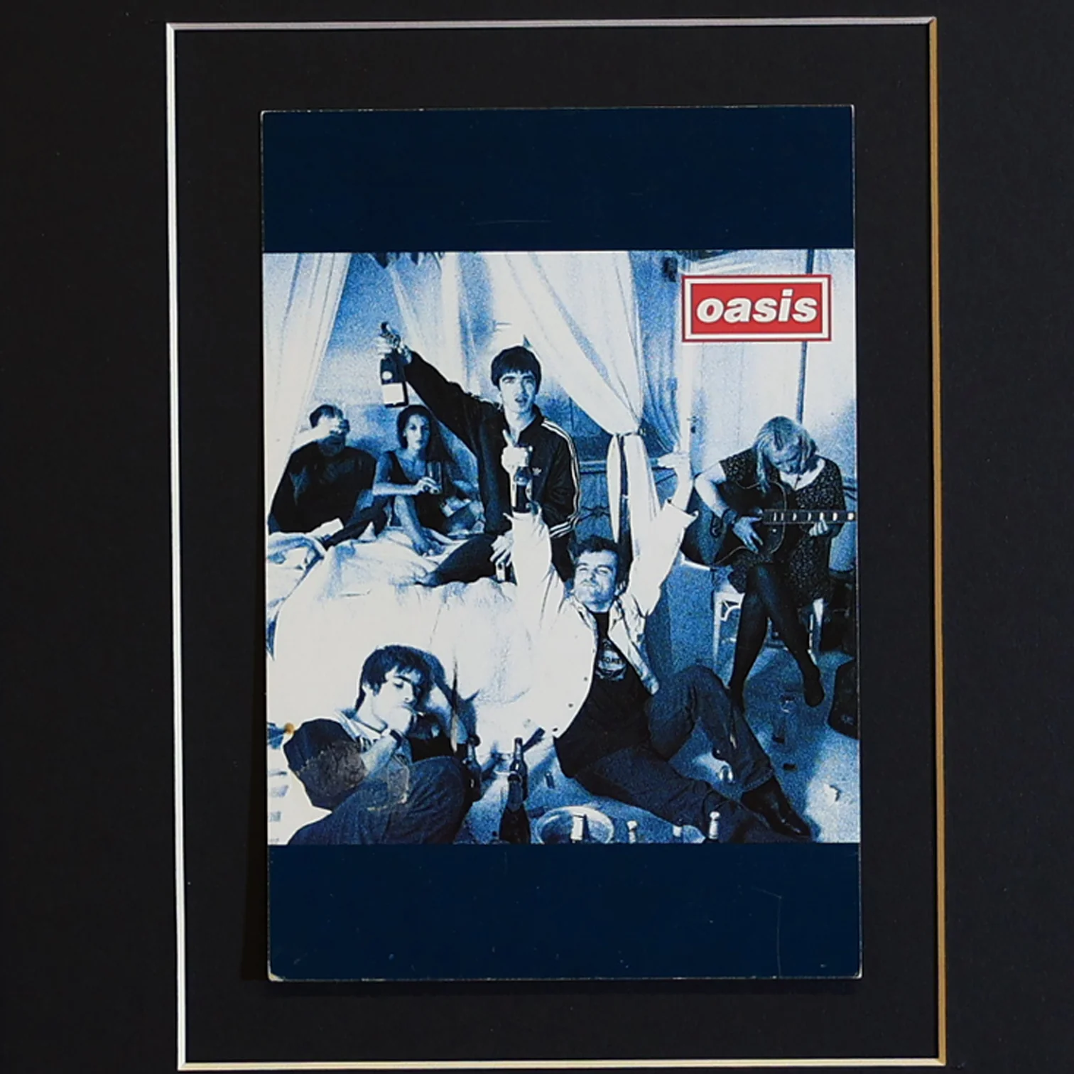 Oasis - Original 1994 'Cigarettes & Alcohol' Framed Promo Postcard - New Item - Image 3