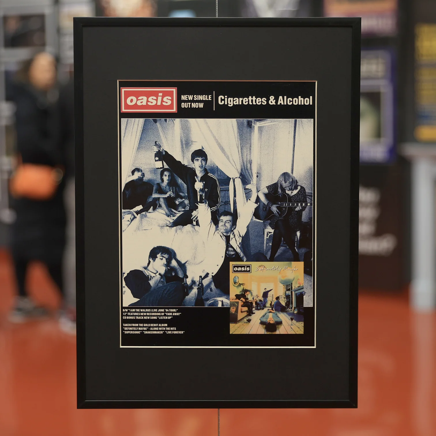 Oasis Original 1994 Cigarettes & Alcohol Press Ad - New item - Image 2
