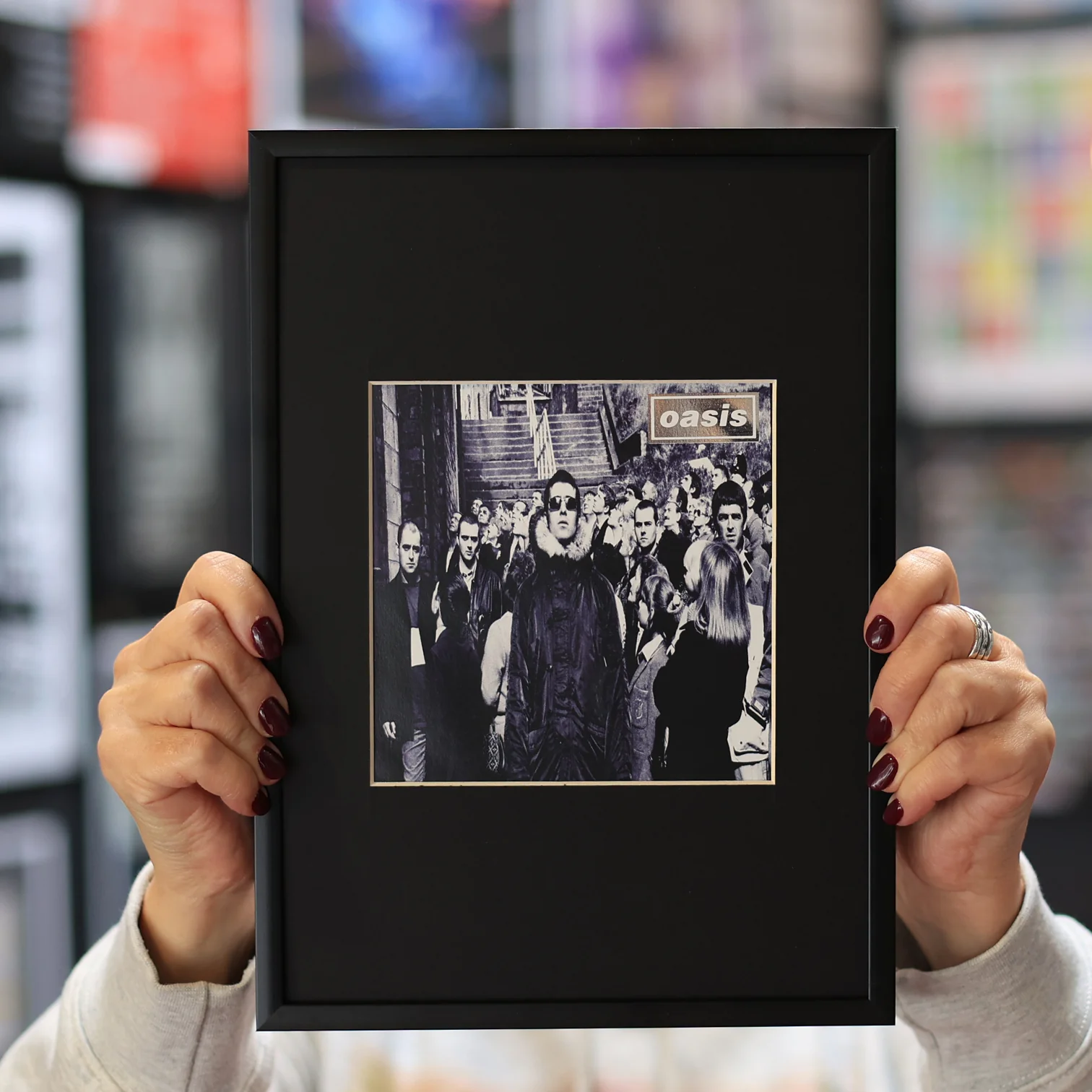 Oasis - Original 1997 D'You Know What I mean? Framed Promo Postcard - New Item - Image 3