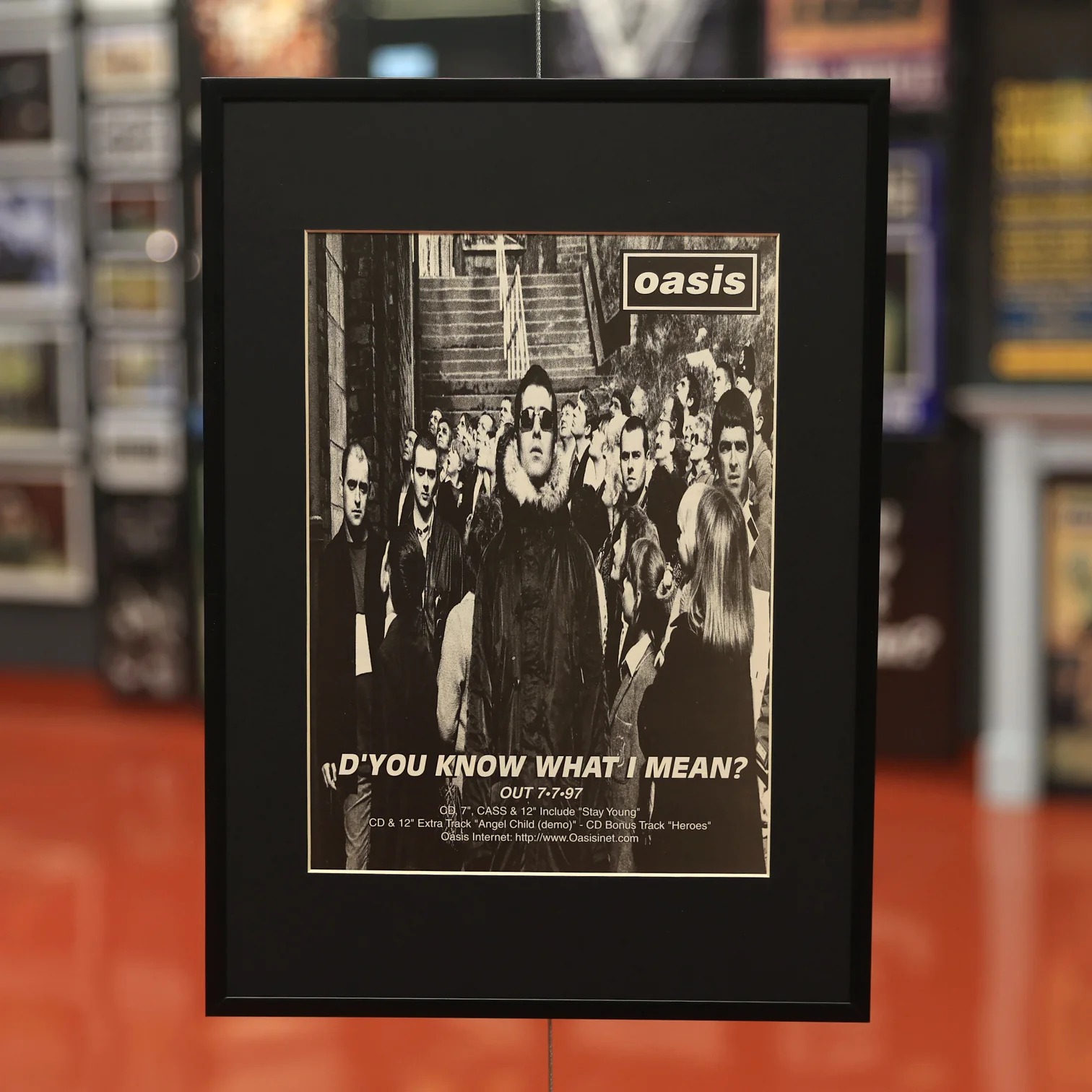 Oasis - Original 1997 D'You Know What I Mean? press Ad - New Item