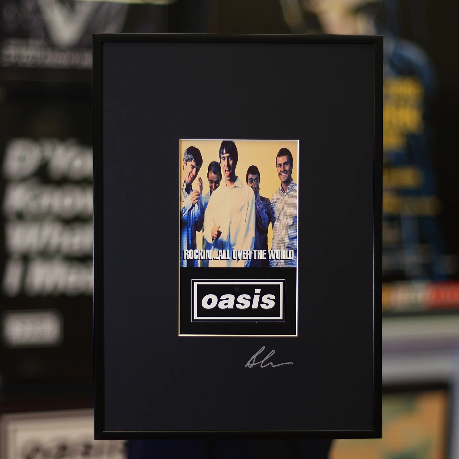 Oasis Rockin All Over The World Postcard - New Item - Image 3