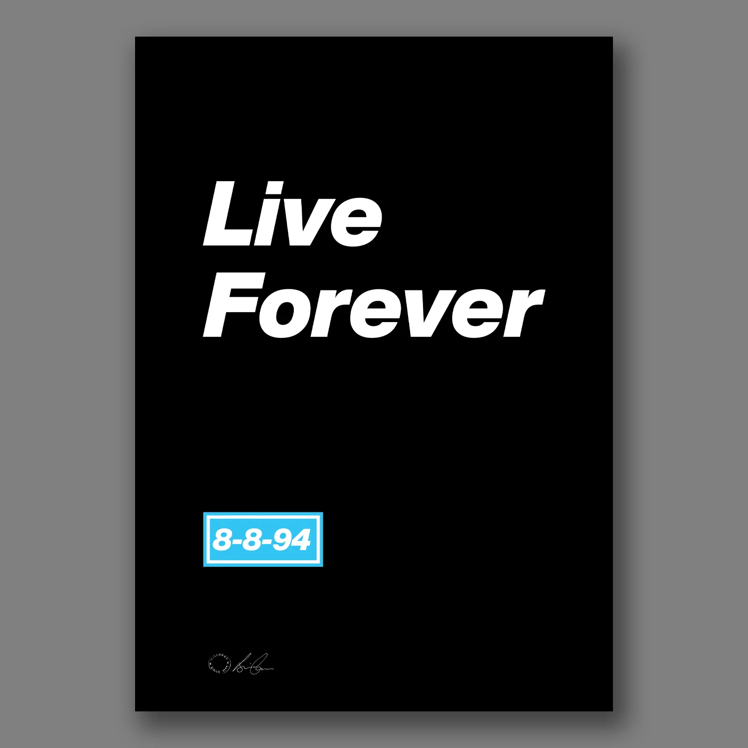 Oasis - Single Teaser Posters A2 Size - New Item - Image 2