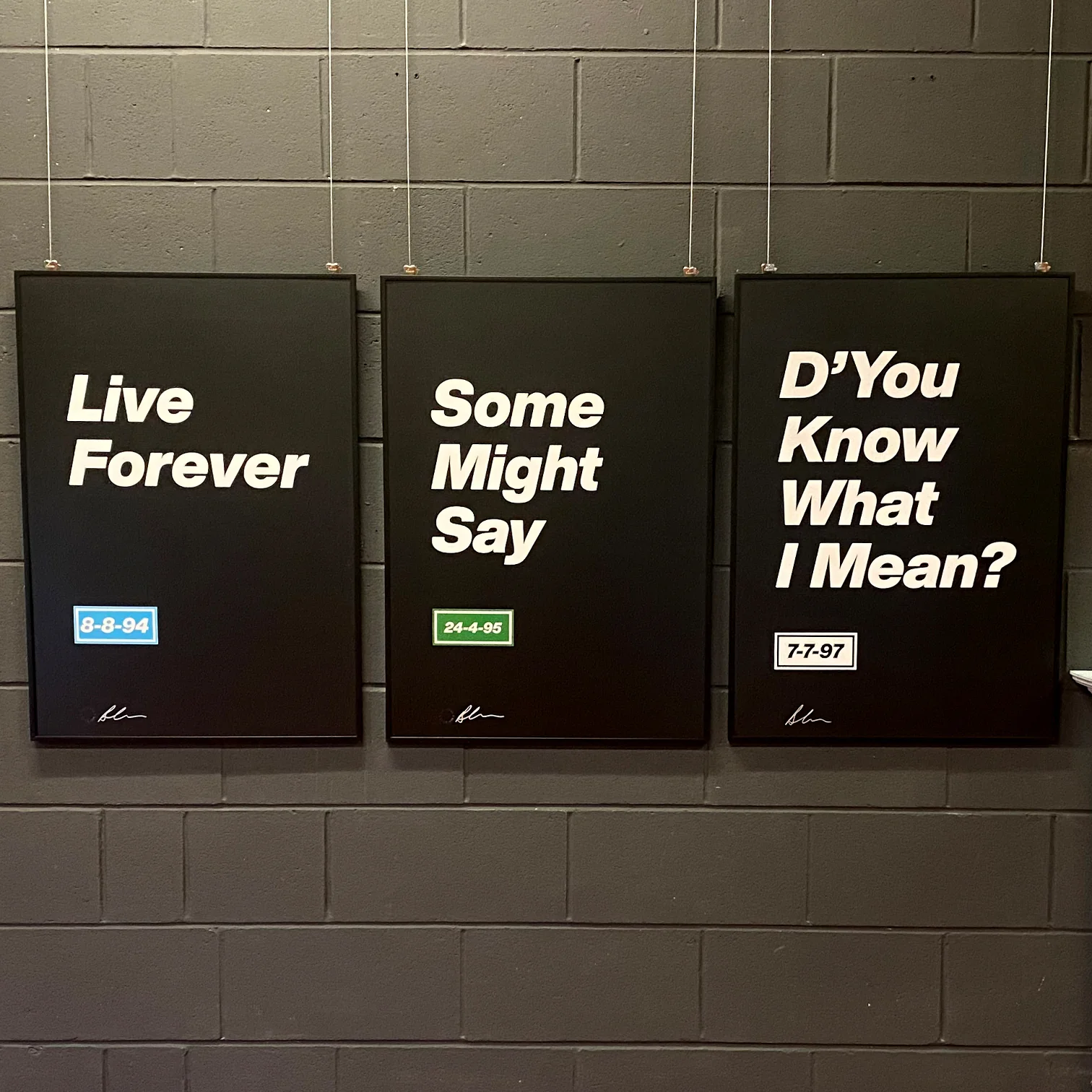 Oasis - Single Teaser Posters A2 Size - New Item - Image 4