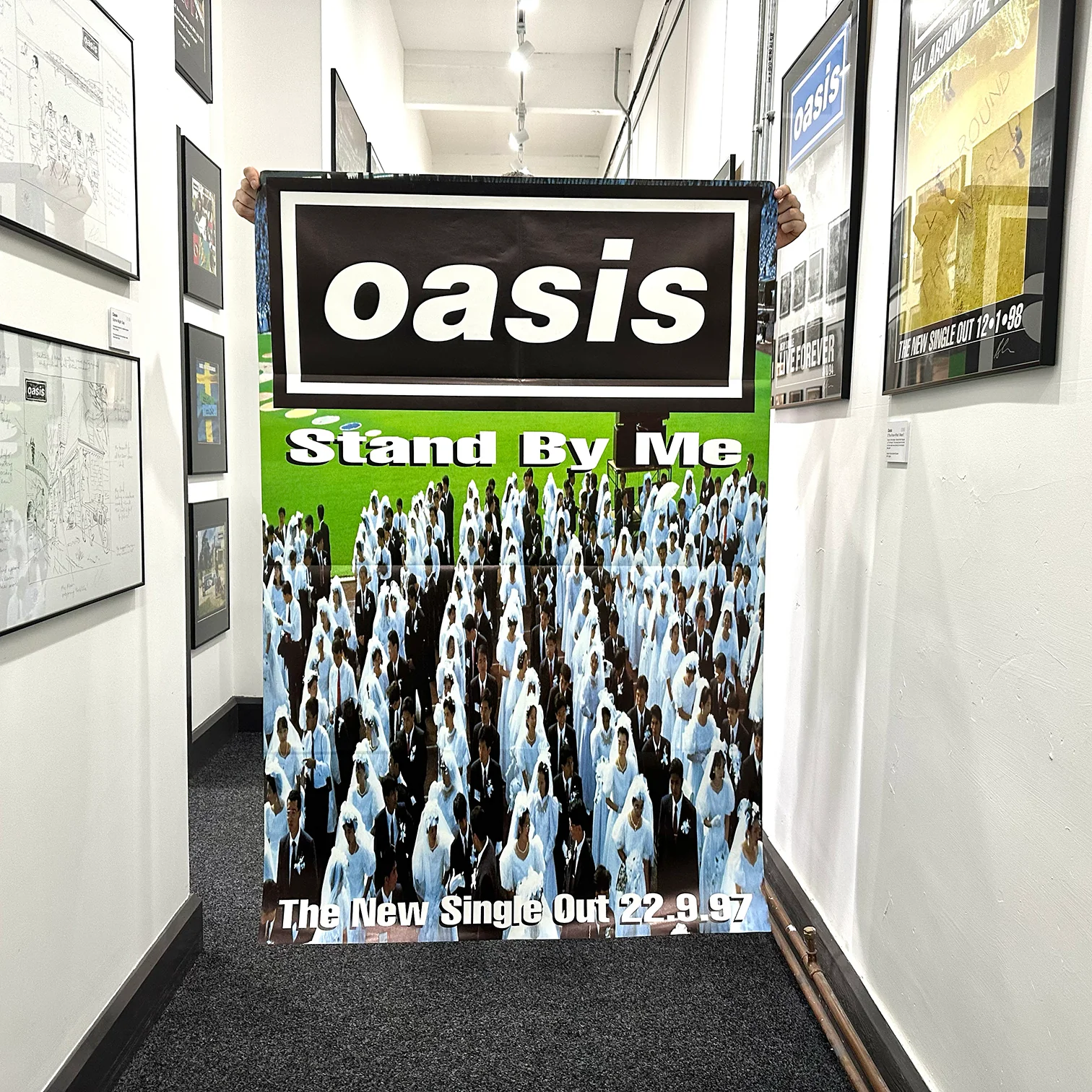 Oasis - Stand By Me ORIGINAL Fly Poster - New Item - Image 3