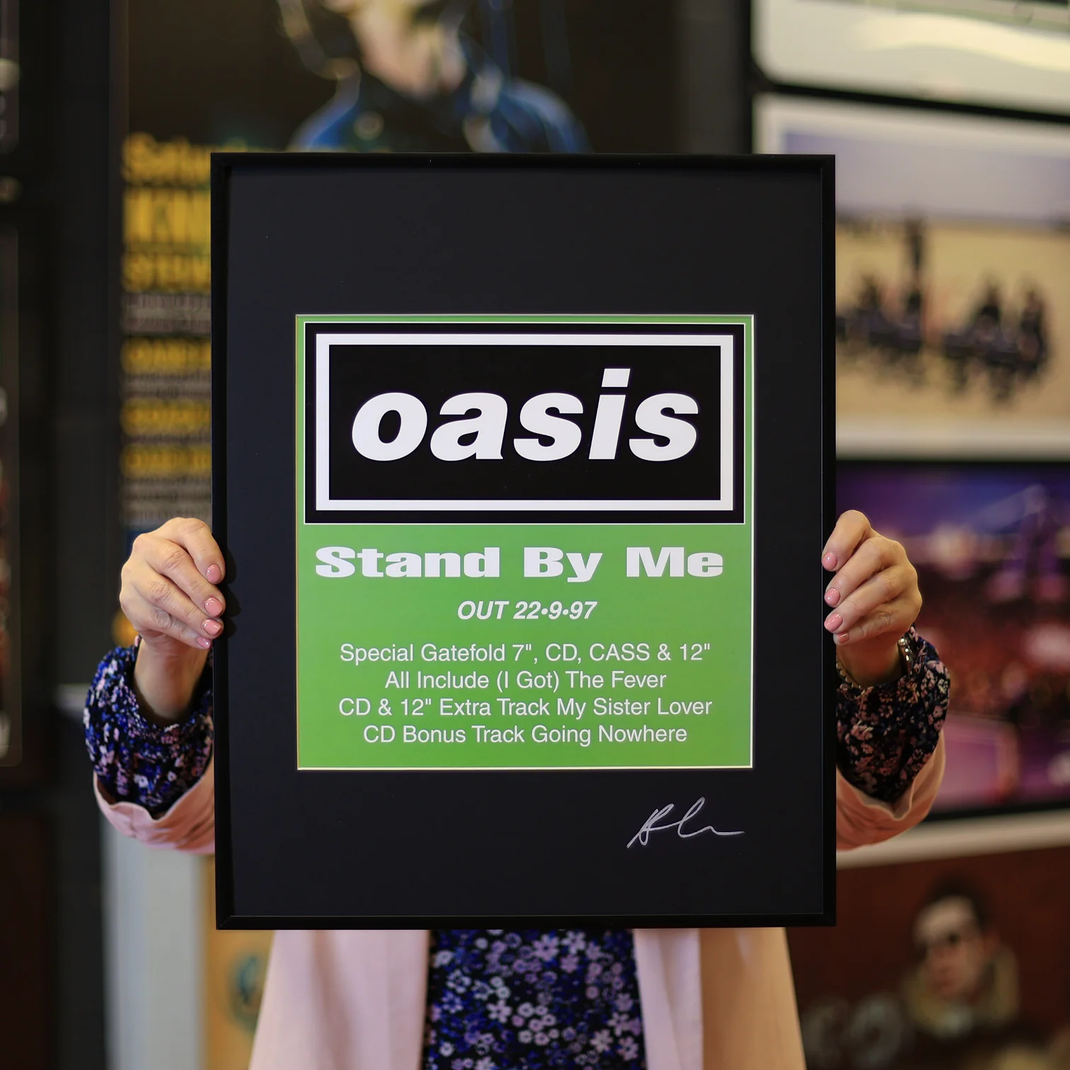 Oasis - Stand By Me - Original Creation Records Dealer Poster - New Item - Image 2