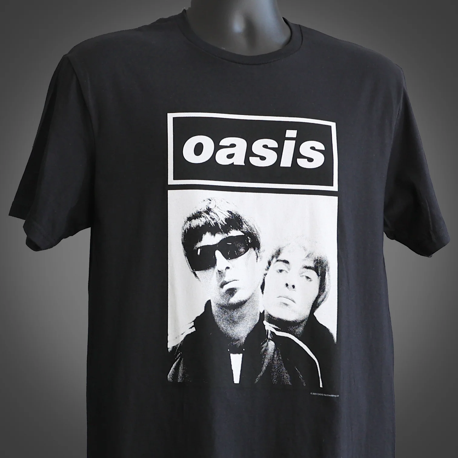Oasis - The Brothers T Shirt BLACK - New Item