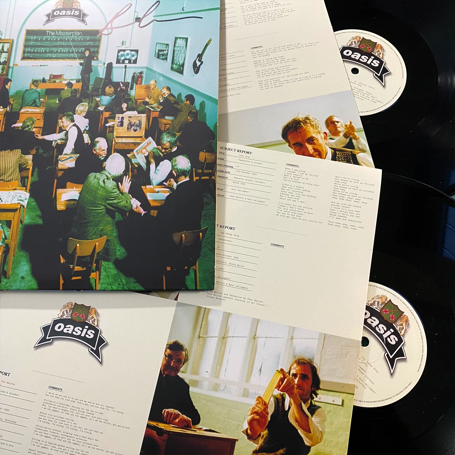 Oasis - The Masterplan - Unplayed Vinyl - Signed - New item - Image 2