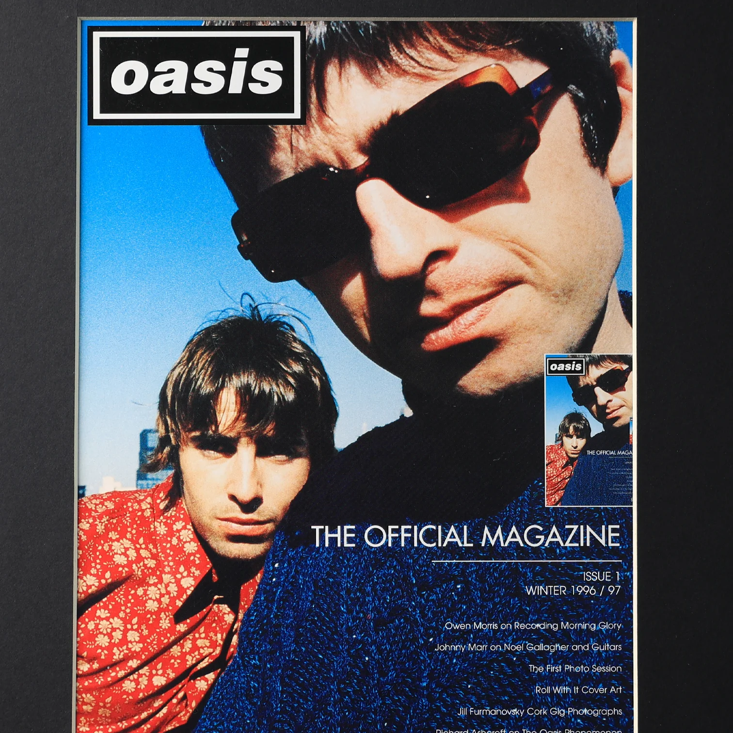 Oasis - The Official Magazine. Framed Cover Proof - New Item - Image 2