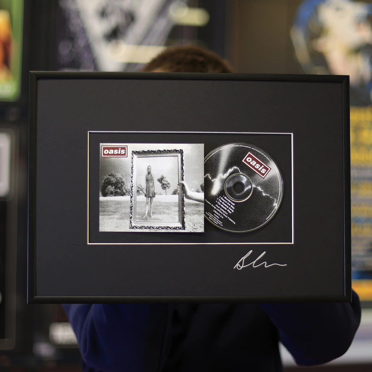 Oasis - Wonderwall - Framed CD - New Item