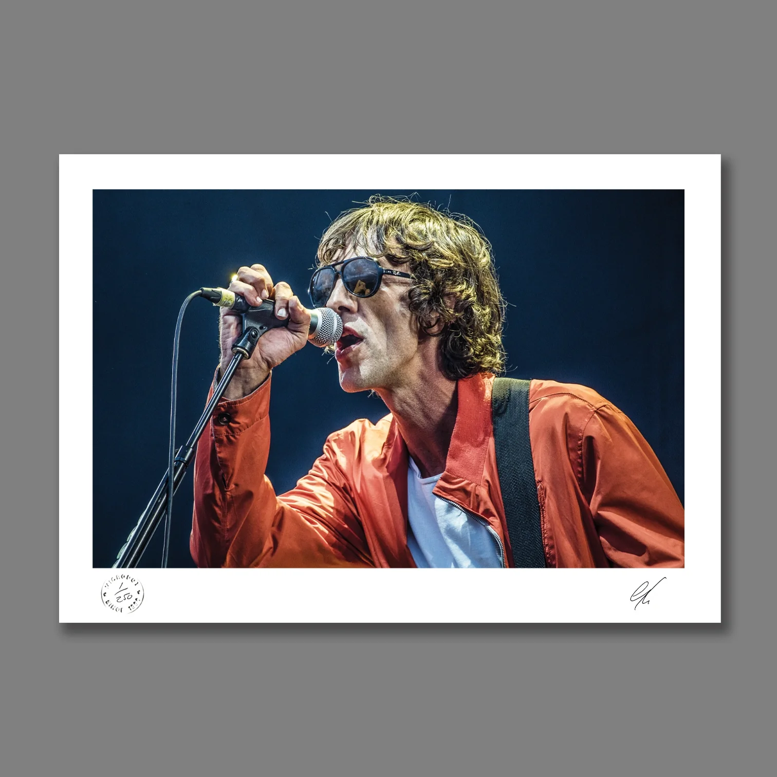 Richard Ashcroft live at Lancashire County Cricket Club 2018 Print 2 - New Item