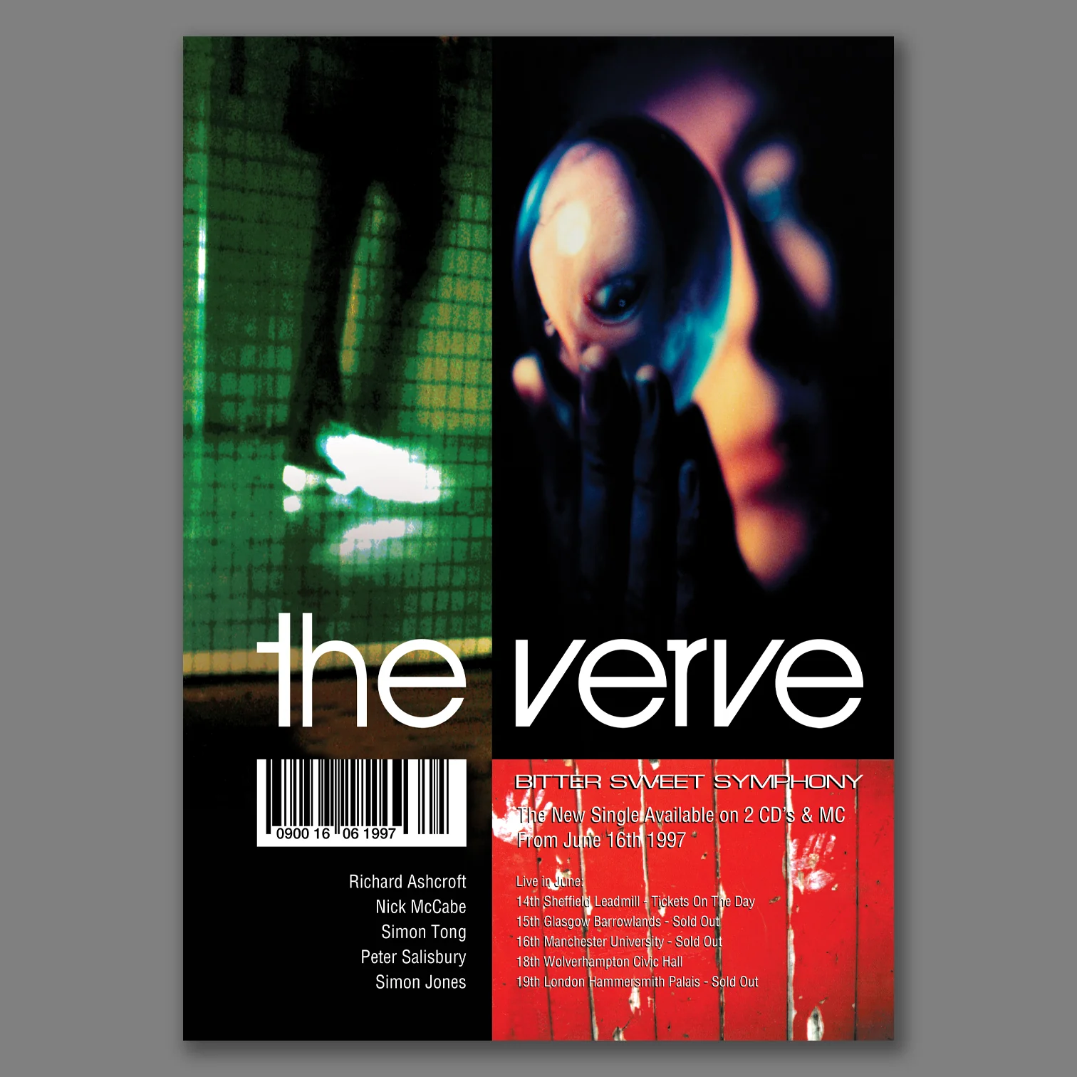 The Verve - Bitter Sweet Symphony - Promo Print - Image 2