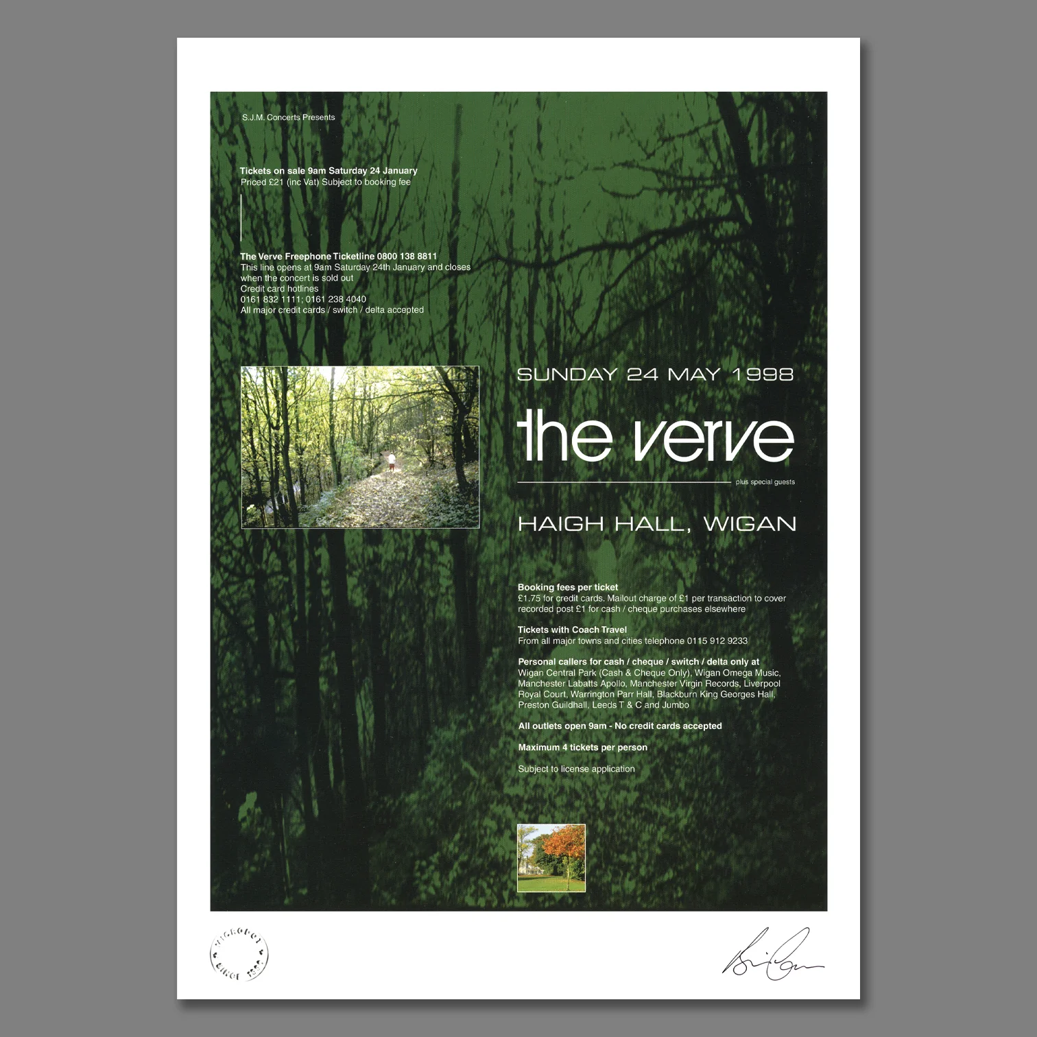 The Verve - Live At Haigh Hall 1998 Print - Image 4