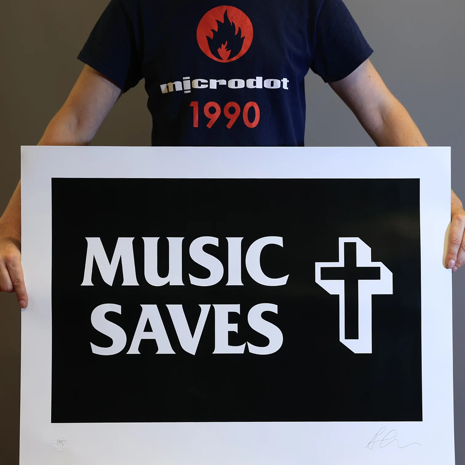 The Verve - Music Saves A1 Print - - Image 2