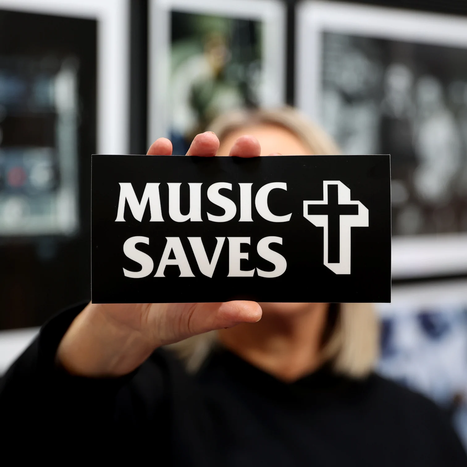 The Verve - Music Saves Bumper Sticker - Image 2